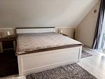Schlafzimmer mit Doppelbett im wrho12, Haus Lea in Wremen - In der Hofe 12 - Haus Lea - Top-Hundeurlaub