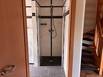 Badezimmer mit Dusche im wrho12, Haus Lea in Wremen - In der Hofe 12 - Haus Lea - Top-Hundeurlaub
