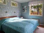 Schlafzimmer mit Doppelbett in der Stuga Trollsjö - Stuga Trollsjö - Top-Hundeurlaub