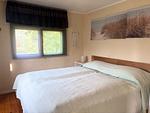 Schlafzimmer mit Doppelbett in der Stuga Trollsjö - Stuga Trollsjö - Top-Hundeurlaub