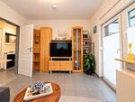 Wohnzimmer - Apartment Robbenstube - Top-Hundeurlaub