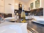 Küche / Küchenzeile - Apartment Robbenstube - Top-Hundeurlaub