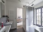 Badezimmer - Luxus Reetdachvilla mit 3 Schlafzimmern, Sauna und Kamin (E20) - Top-Hundeurlaub