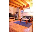 Wohnzimmer - Ferienhaus "MoinMoin" - Top-Hundeurlaub