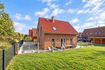 Fassade / Eingang - Ferienhaus Stangenberg Bucht - Top-Hundeurlaub