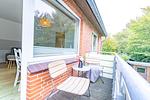 Balkon - BS 1 FW Strandmuschel St. Peter- Ording - Top-Hundeurlaub