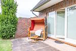 Terrasse - BS 3 Ferienwohnung Meeresbrise St. Peter- Ording - Top-Hundeurlaub