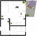 Grundriss - Appartementanlage Dünengarten Fewo 45 - 36 - Top-Hundeurlaub