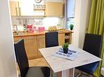 Küche / Küchenzeile - Appartementanlage Dünengarten Fewo 47 - 17 - Top-Hundeurlaub