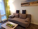 Wohnzimmer - Appartementanlage Dünengarten Fewo 47 - 17 - Top-Hundeurlaub