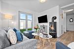 Wohnzimmer - Ferienwohnung Tortuga Olpenitz - Top-Hundeurlaub