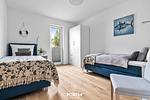 Schlafzimmer - Ferienwohnung Tortuga Olpenitz - Top-Hundeurlaub