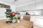 Küche / Küchenzeile - Ferienwohnung Tortuga Olpenitz - Top-Hundeurlaub