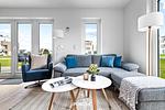 Wohnzimmer - Ferienwohnung Tortuga Olpenitz - Top-Hundeurlaub