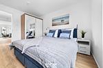 Schlafzimmer - Ferienwohnung Tortuga Olpenitz - Top-Hundeurlaub