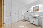 Badezimmer - Ferienwohnung Tortuga Olpenitz - Top-Hundeurlaub