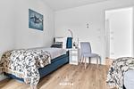 Schlafzimmer - Ferienwohnung Tortuga Olpenitz - Top-Hundeurlaub
