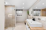 Badezimmer - Ferienhaus Dröm Hus Archsum auf Sylt - Top-Hundeurlaub