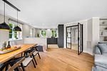 Wohnzimmer - Ferienhaus Dröm Hus Archsum auf Sylt - Top-Hundeurlaub