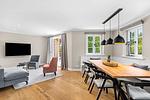 Wohnzimmer - Ferienhaus Dröm Hus Archsum auf Sylt - Top-Hundeurlaub