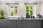 Küche / Küchenzeile - Ferienhaus Dröm Hus Archsum auf Sylt - Top-Hundeurlaub