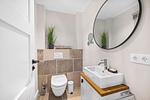Gäste-WC - Ferienhaus Bontje Hus Archsum auf Sylt - Top-Hundeurlaub
