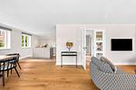 Wohnzimmer - Ferienhaus Bontje Hus Archsum auf Sylt - Top-Hundeurlaub