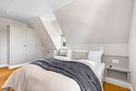 Schlafzimmer - Ferienhaus Bontje Hus Archsum auf Sylt - Top-Hundeurlaub