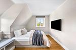 Schlafzimmer - Ferienhaus Bontje Hus Archsum auf Sylt - Top-Hundeurlaub