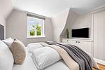 Schlafzimmer - Ferienhaus Bontje Hus Archsum auf Sylt - Top-Hundeurlaub
