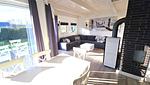 Wohnzimmer - Ferienhaus "Marie II" ostseenah im Ferienpark Holm - Top-Hundeurlaub