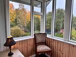 Verglaster Wintergarten mit Blick auf das Grundstück - Milleboda - Top-Hundeurlaub