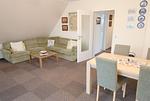 Wohnzimmer - Ferienwohnung Fischers Fritze - Top-Hundeurlaub
