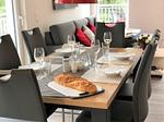 Wohnzimmer - Haus Nr. 36, Ferienhaus Deichgraf - Top-Hundeurlaub