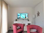 Wohnzimmer - Haus Nr. 36, Ferienhaus Deichgraf - Top-Hundeurlaub