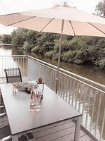 Balkon - Haus Nr. 36, Ferienhaus Deichgraf - Top-Hundeurlaub