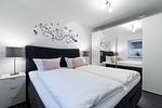 Schlafzimmer - Ferienwohnung "Strandhaus Möwenberg App. 11" - Top-Hundeurlaub