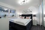 Schlafzimmer - Ferienwohnung "Strandhaus Möwenberg App. 11" - Top-Hundeurlaub