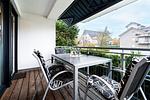 Balkon - Ferienwohnung "Strandhaus Möwenberg App. 11" - Top-Hundeurlaub