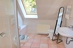 Bad mit Dusche und WC - Hühnergott - Top-Hundeurlaub