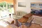 Überblick Wohn- und Kochbereich - Haus Weststrand W2 - Top-Hundeurlaub