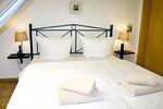 Schlafzimmer mit Doppelbett - Donnerkeil - Top-Hundeurlaub