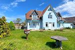 Südseite des Hauses mit Grundstück - Sunshine - Top-Hundeurlaub