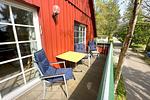 Südbalkon mit je einmal Zugang zum Wohn- und zum Schlafzimmer - Reichenbach - Top-Hundeurlaub