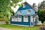 Veranda des Hauses (Wohnbereich W1) - Wohnung 1 - Top-Hundeurlaub
