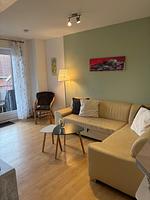 Wohnzimmer - Ferienwohnung Ostseeblick Lemkenhafen auf Fehmarn - Top-Hundeurlaub
