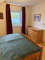 Schlafzimmer - Ferienwohnung Ostseeblick Lemkenhafen auf Fehmarn - Top-Hundeurlaub