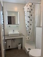 Badezimmer - Ferienwohnung Ostseeblick Lemkenhafen auf Fehmarn - Top-Hundeurlaub