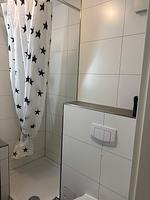 Badezimmer - Ferienwohnung Ostseeblick Lemkenhafen auf Fehmarn - Top-Hundeurlaub
