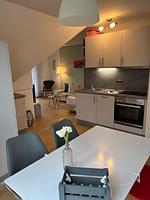 Küche / Küchenzeile - Ferienwohnung Ostseeblick Lemkenhafen auf Fehmarn - Top-Hundeurlaub